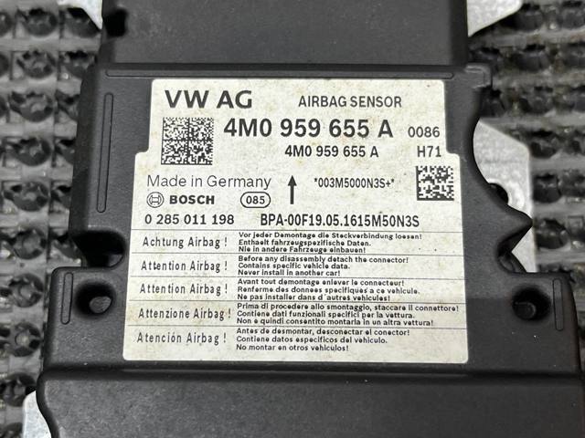 4M0959655A Модуль-процессор управления подушкой безопасности (ЭБУ AIRBAG) купить Запорожье