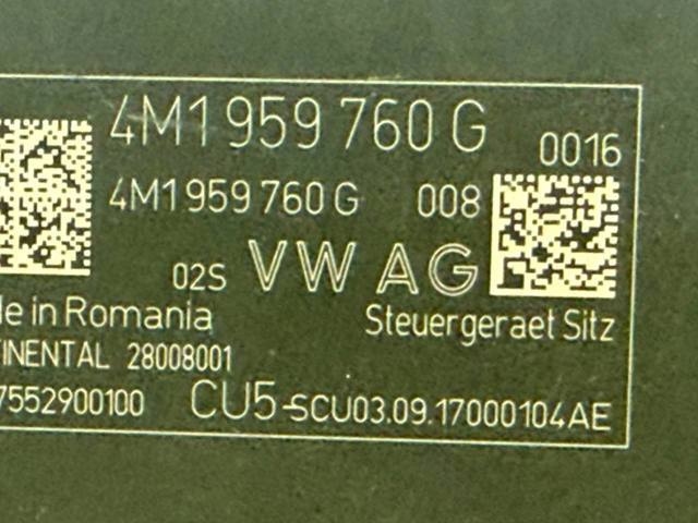 4M0959760G VAG Модуль управления (ЭБУ) переднего сидения купить в Кривой Рог