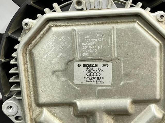 VAG 8W0959455H Электровентилятор охлаждения в сборе (мотор+крыльчатка) левый в наличии Днепр