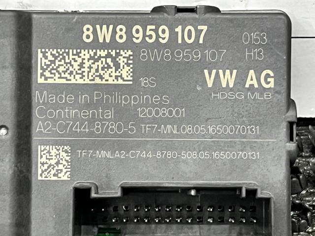 VAG 8W8959107 Модуль управления (ЭБУ) открытия крышки багажника (двери 3/5-й задней) в наличии Харьков