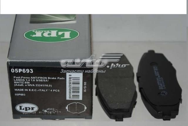 Колодки тормозные 05P693 LPR