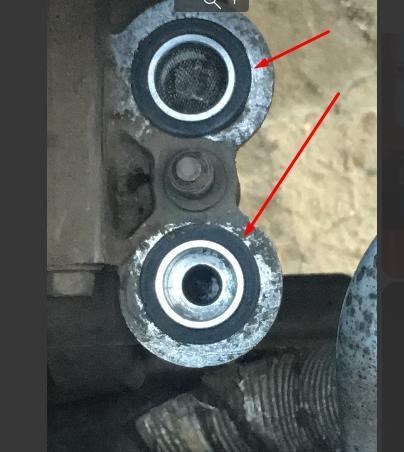 Уплотнительное компрессионное кольцо, нагнетательного шланга 96434192 GM