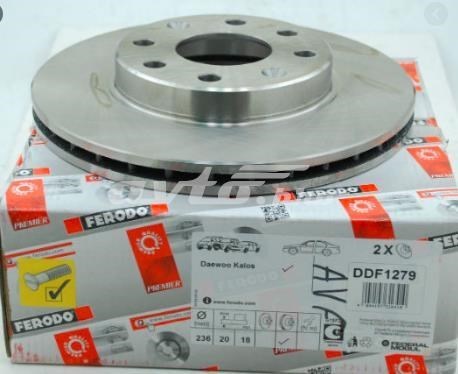 FERODO DDF1279 Передние тормозные диски в наличии Николаев