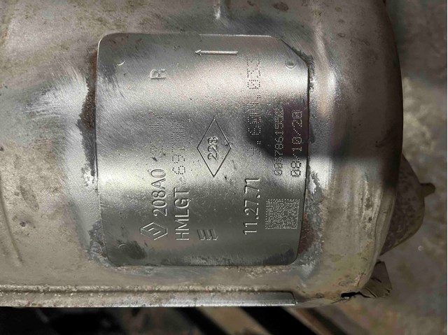 RENAULT 208A02747R Конвертор - катализатор в наличии Одесса