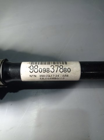 Привод передний левый 9809837880 PEUGEOT