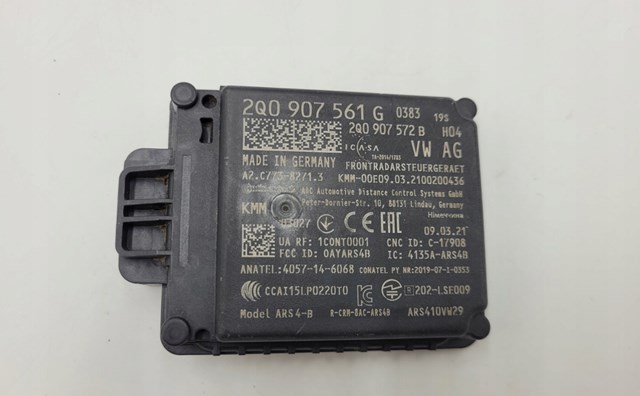 2Q0907561G VAG Радарный датчик дистанции купить в Ужгород