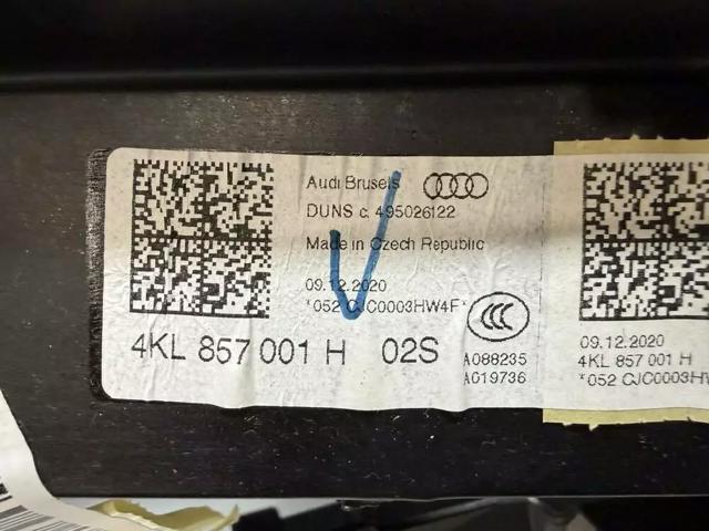 Панель салона передняя "торпедо" 4KL857001HABR VAG