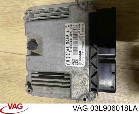 Компьютер двигателя 03L906018LA VAG