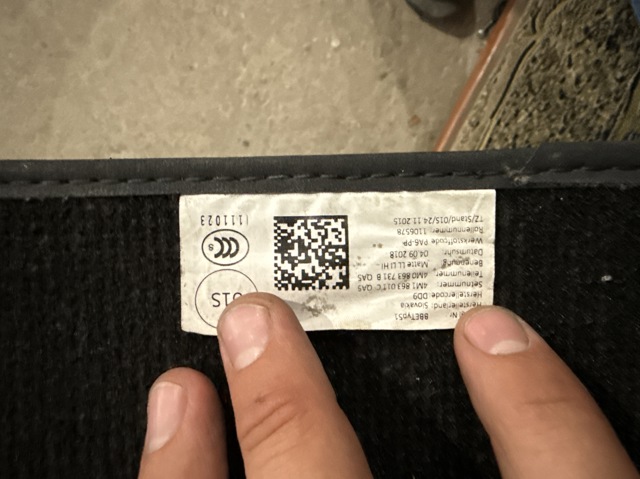 VAG 4M1863011CQA5 Коврики в наличии Харьков