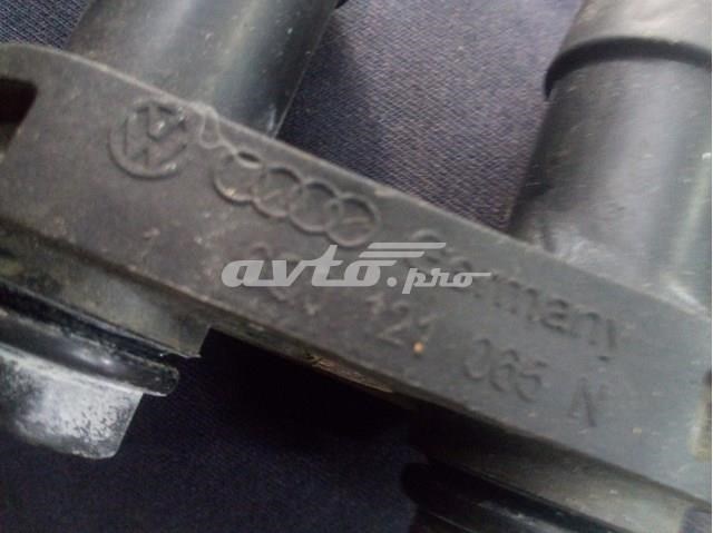 6Q0121065N VAG шланг радиатора отопителя (печки, сдвоенный)