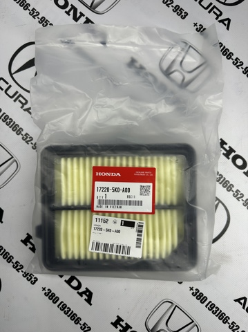 Элемент воздушного фильтра 172205K0A00 HONDA