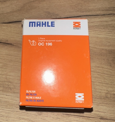 Фильтр масляный ДВС OC196 MAHLE