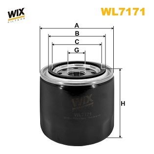 WL7171 WIX Масляный фильтр купить в Тернополь