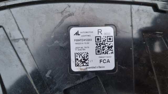 CHRYSLER 68421132AD Фонарь задний правый внешний в наличии Украина