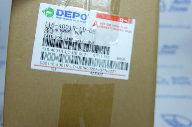 DEPO 1164001RLDUE Фонарь противотуманный задний правый в наличии Ровно
