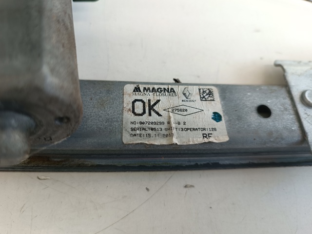 807209299R RENAULT Стеклоподъемник передней правой двери купить в Украина