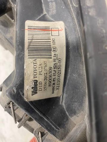 TOYOTA 8111002150 Правая фара в наличии Харьков