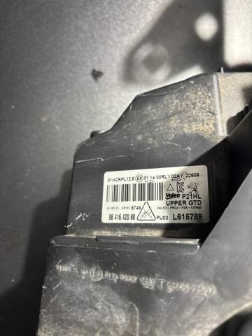 9841642080 PEUGEOT Левая фара купить в Николаев