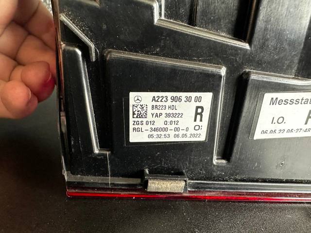A2239063000 MERCEDES Фонарь задний правый внутренний купить в Одесса