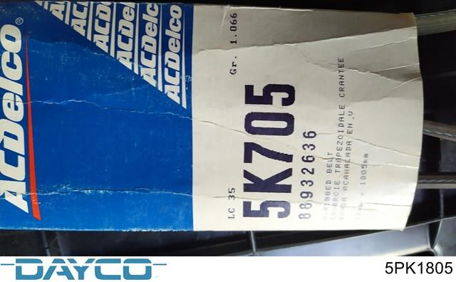 Клиновый ремень 5PK1805 DAYCO