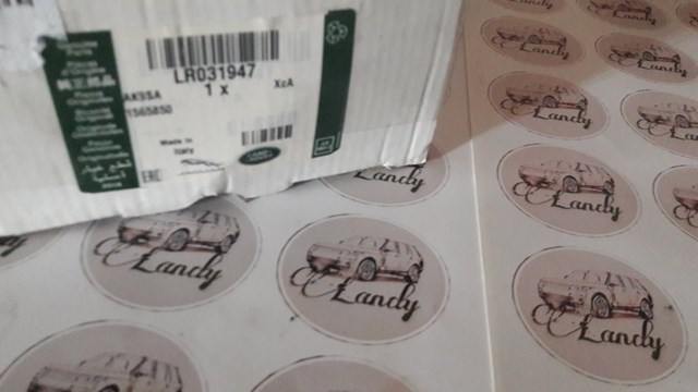 Тормозные колодки ручника LR031947 LAND ROVER