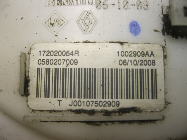 172020054R RENAULT Датчик уровня топлива в баке купить в Винница
