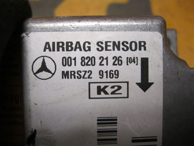 0018202126 MERCEDES Модуль-процессор управления подушкой безопасности (ЭБУ AIRBAG) купить в Харьков