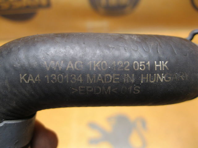 1K0122051HK VAG Шланг (патрубок) радиатора охлаждения нижний купить в Днепр