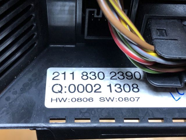 MERCEDES 2118302390 Блок управления кондиционером в наличии Тернополь
