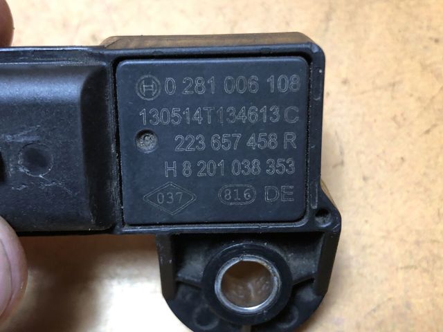 223657458R RENAULT Датчик давления наддува купить в Львов