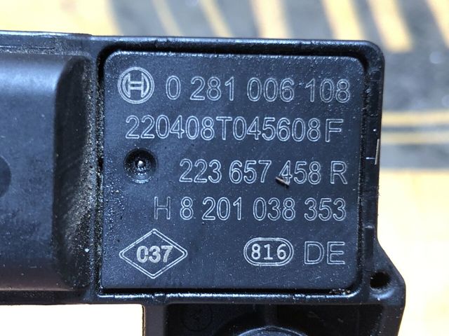 RENAULT 223657458R Датчик давления наддува в наличии Житомир