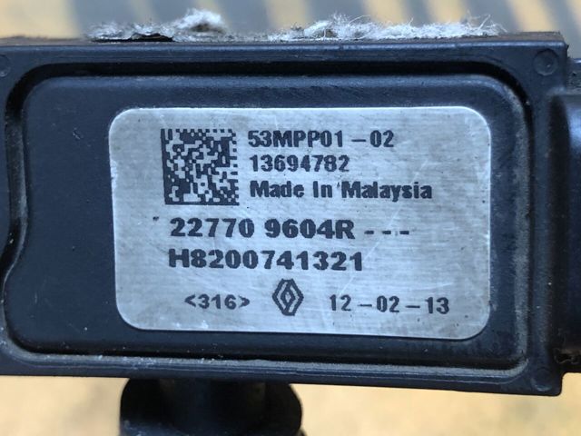 RENAULT 227709604R Датчик давления выхлопных газов в наличии Полтава
