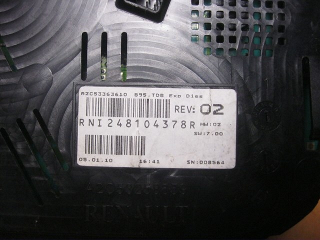 248104378R RENAULT Панель приборов купить в Запорожье