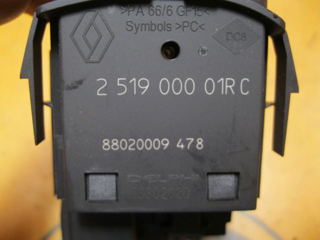 Кнопка (регулятор) корректора фар 251900001R RENAULT