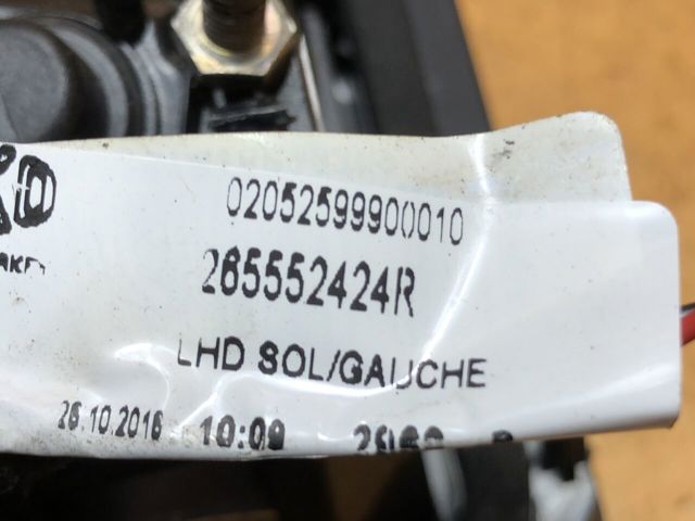 265552424R RENAULT Фонарь задний левый внутренний купить в Киев
