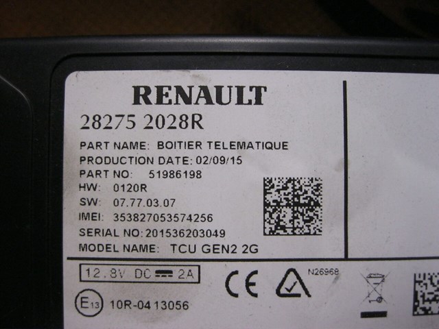 RENAULT 282752028R в наличии Николаев