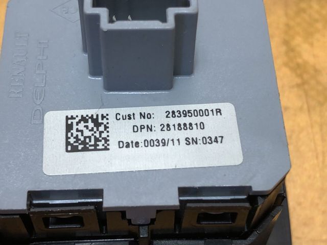 283950001R RENAULT Блок управления зеркалами заднего вида, на торпедо купить в Николаев