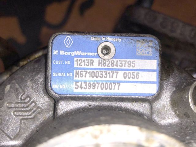 RENAULT 54399700077 Турбина в наличии Черновцы
