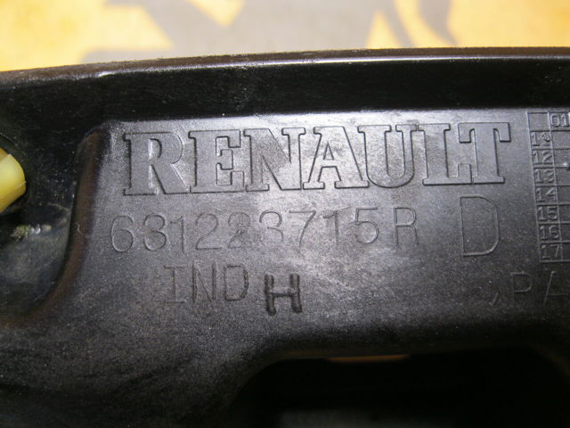 RENAULT 631223715R Кронштейн крепления крыла  переднего правого верхний в наличии Запорожье