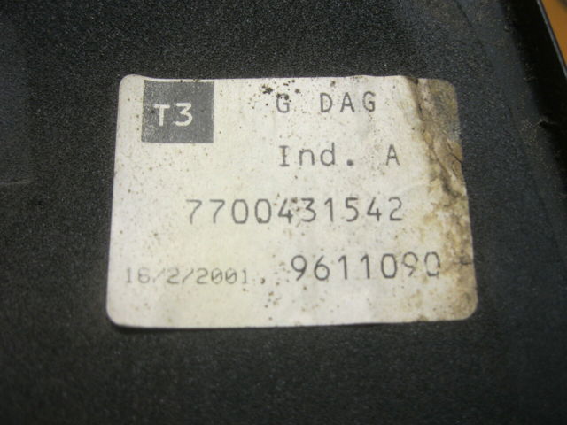 7700431542 RENAULT Зеркало заднего вида левое купить в Ужгород