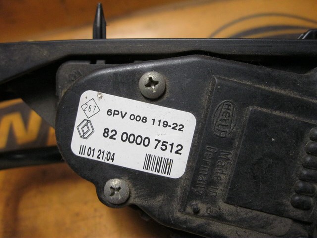 RENAULT 8200007512 Педаль газа в наличии Украина