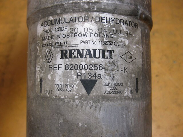 RENAULT 8200025640 Ресивер-осушитель кондиционера в наличии Николаев