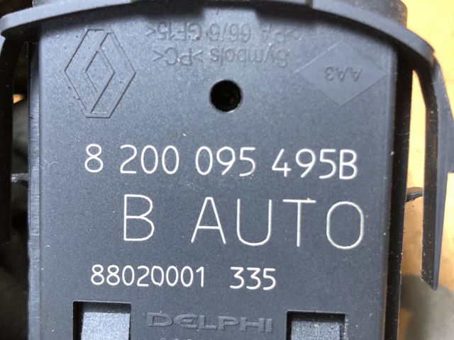 RENAULT 8200095495 Кнопка (регулятор) корректора фар в наличии Киев