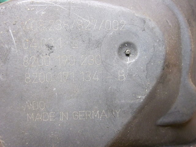 RENAULT 8200190230 Дроссельная заслонка в сборе в наличии Ирпень