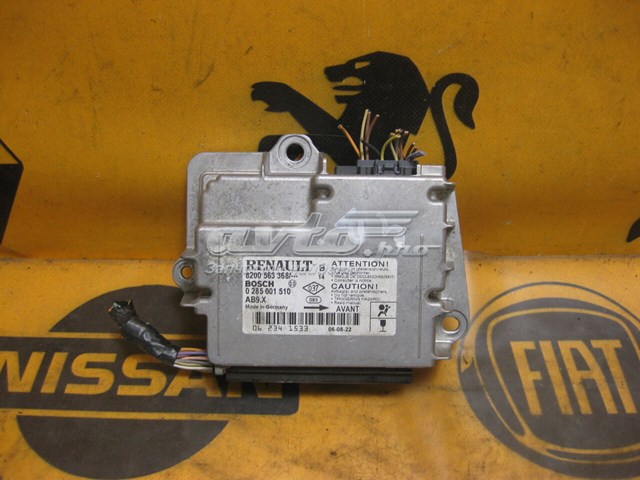 Модуль-процессор управления подушкой безопасности (ЭБУ AIRBAG) 8200563368 RENAULT