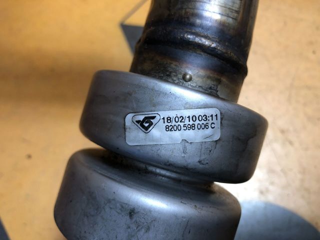 8200598006 RENAULT Шланг (патрубок) интеркуллера купить в Ирпень