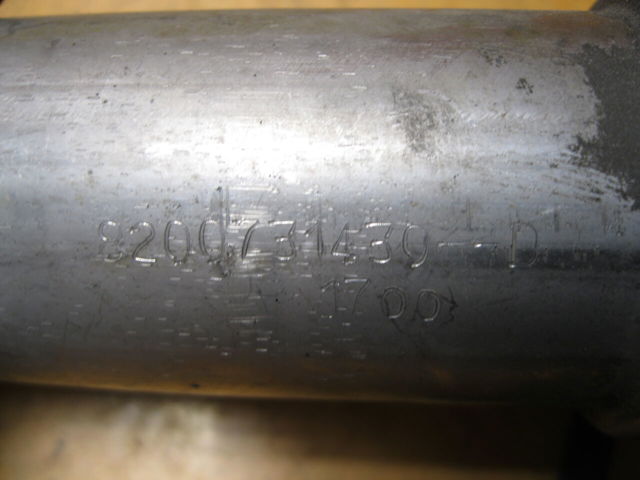 Шланг интеркуллера 8200731430 RENAULT