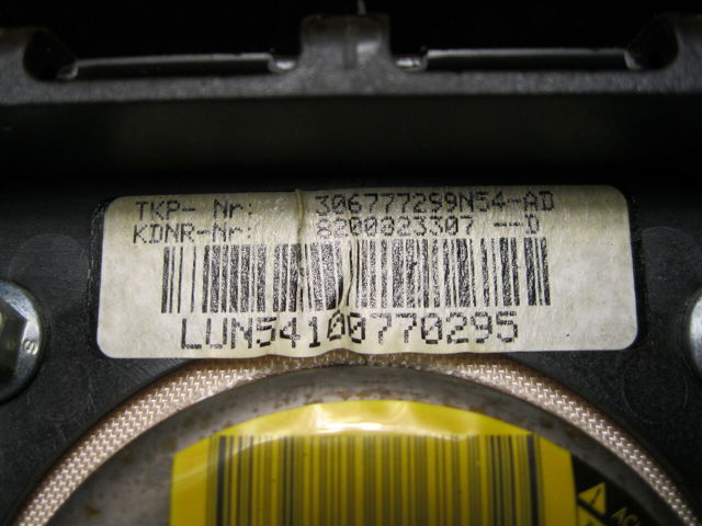 RENAULT 8200823307 Подушка безопасности (AIRBAG) водительская в наличии Каменское