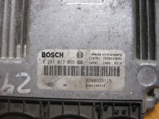 Модуль управления двигателем 8200935115 RENAULT