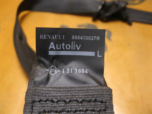 RENAULT 888410027R Ремень безопасности задний левый в наличии Полтава